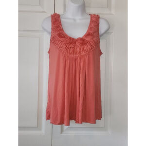 New York & Company Salmon Tank Top